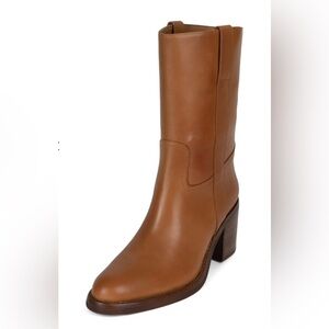 NEW Jeffery Campbell Desert Me, western styled boot, 10, cognac leather, gameday